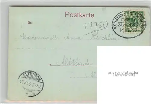 AK / Ansichtskarte Konstanz_Bodensee Rheinbr?cke Mondschein Konstanz_Bodensee