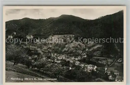 AK / Ansichtskarte Hornberg_Schwarzwald Panorama  Hornberg Schwarzwald