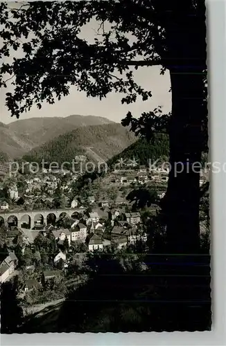 AK / Ansichtskarte Hornberg_Schwarzwald Panorama Schwarzwaldbahn Hornberg Schwarzwald