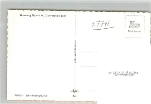 AK / Ansichtskarte Hornberg_Schwarzwald Panorama Schwarzwaldbahn Hornberg Schwarzwald