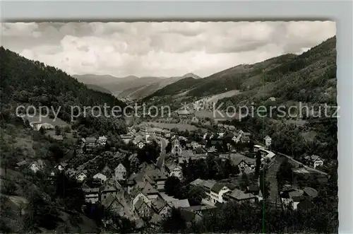 AK / Ansichtskarte Hornberg_Schwarzwald Panorama Schwarzwaldbahn Hornberg Schwarzwald