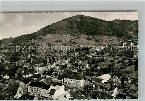 AK / Ansichtskarte Hornberg_Schwarzwald Panorama Schwarzwaldbahn Hornberg Schwarzwald