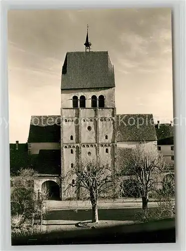 AK / Ansichtskarte Insel_Reichenau Muenster Turm und Westquerhaus Insel Reichenau