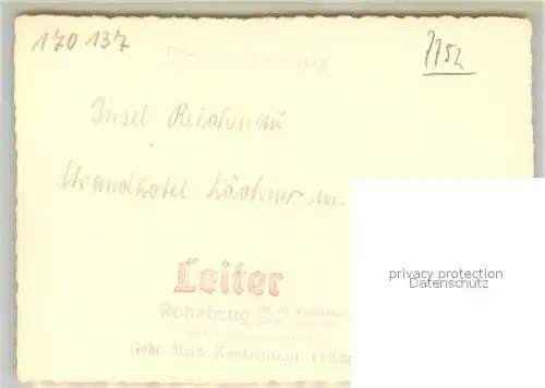 AK / Ansichtskarte Insel_Reichenau Strandhotel Loechner Bootspartie Insel Reichenau