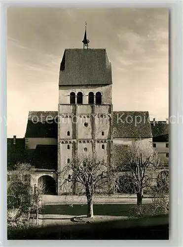 AK / Ansichtskarte Insel_Reichenau Muenster Turm und Westquerhau Insel Reichenau