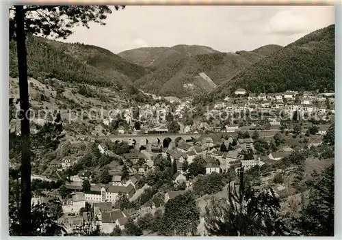 AK / Ansichtskarte Hornberg_Schwarzwald Panorama  Hornberg Schwarzwald