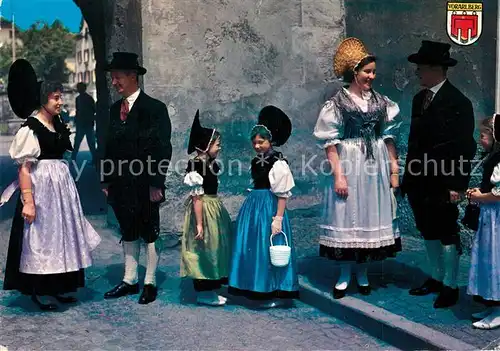 AK / Ansichtskarte Bludenz_Vorarlberg Tracht Bludenz Vorarlberg