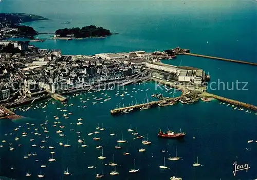 AK / Ansichtskarte Douarnenez Fliegeraufnahme Port Tristan Douarnenez