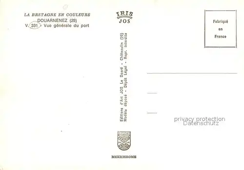 AK / Ansichtskarte Douarnenez Port Douarnenez