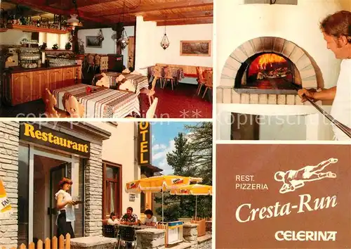 AK / Ansichtskarte Celerina_GR Restaurant Cresta Run Celerina_GR