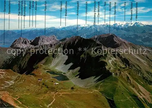 AK / Ansichtskarte Brienzer_Rothorn_BE Eisee Bruenig Titlis Spannoerter Brienzer_Rothorn_BE