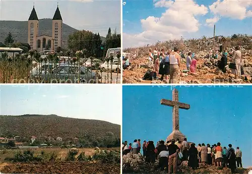 AK / Ansichtskarte Medugorje Jakobus Kirche Kreuzwegberg Medugorje