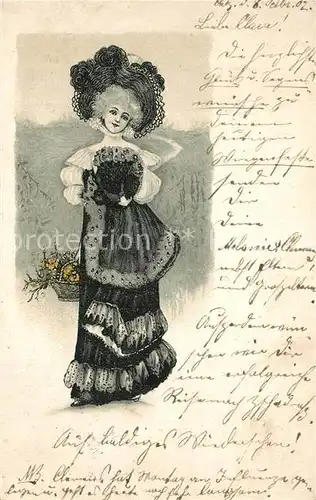 AK / Ansichtskarte Hutmode Frau Mode Litho  Hutmode