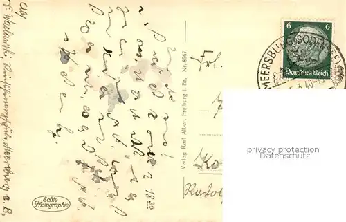 AK / Ansichtskarte Motorboote Meersburg Bodensee Schiffslaende Saentis  Motorboote