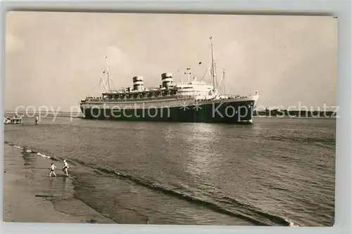 AK / Ansichtskarte Dampfer_Oceanliner S.S. Nieuw Amsterdam  Dampfer Oceanliner