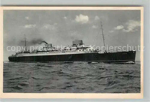 AK / Ansichtskarte Dampfer_Oceanliner D. Europa Norddeutscher Lloyd Bremen  Dampfer Oceanliner