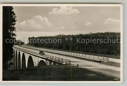 AK / Ansichtskarte Autobahn Reichsautobahn Schweinsdellbruecke Kaiserslautern Autobahn