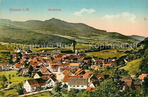 AK / Ansichtskarte Elzach mit Hoernleberg Elzach