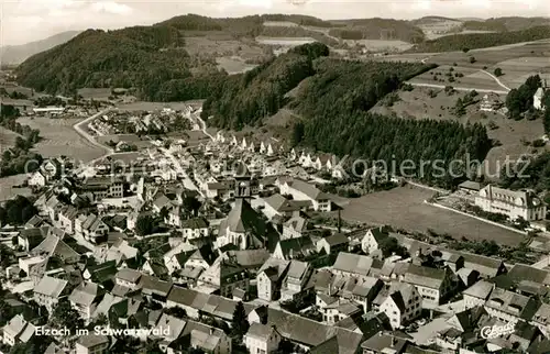 AK / Ansichtskarte Elzach Fliegeraufnahme Elzach