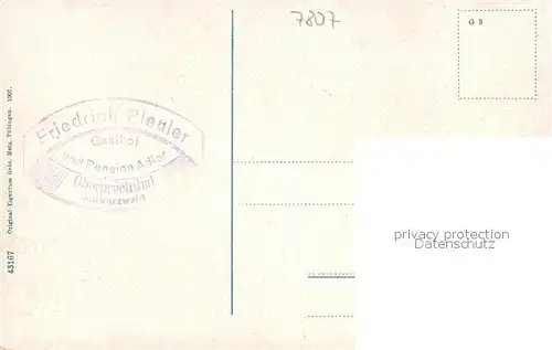 AK / Ansichtskarte Oberprechtal Ortsansicht Oberprechtal