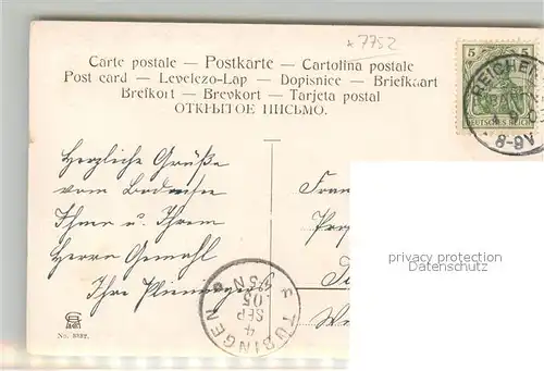 AK / Ansichtskarte Insel_Reichenau_Bodensee Boote und Kirche Gemaelde 