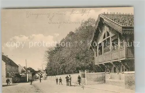 AK / Ansichtskarte Guignecourt Eingang zum Friedhof Guignecourt