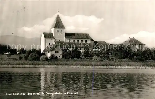 AK / Ansichtskarte Insel_Reichenau_Bodensee St Georgskirche Oberzell 