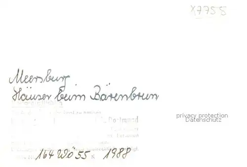 AK / Ansichtskarte Meersburg_Bodensee Fachwerkhaeuser beim Baerenbrunnen Meersburg Bodensee