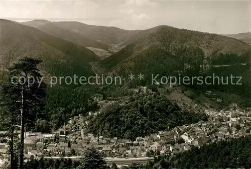 AK / Ansichtskarte Hornberg_Schwarzwald Panorama Hornberg Schwarzwald