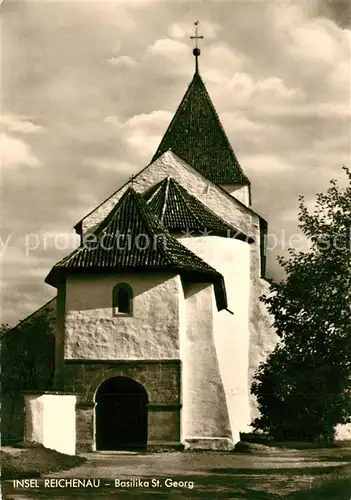 AK / Ansichtskarte Insel_Reichenau_Bodensee Basilika St Georg 