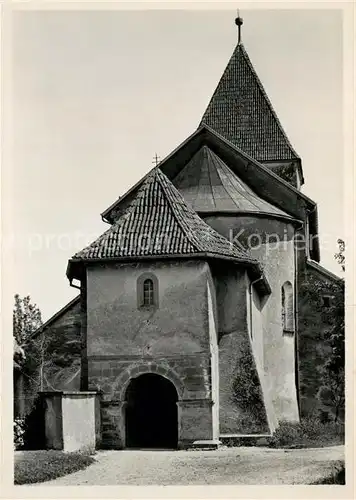 AK / Ansichtskarte Insel_Reichenau_Bodensee Stiftskirche St Georg Oberzell 