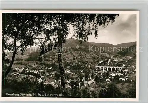 AK / Ansichtskarte Hornberg_Schwarzwald Schwarzwaldbahn Viadukt Hornberg Schwarzwald