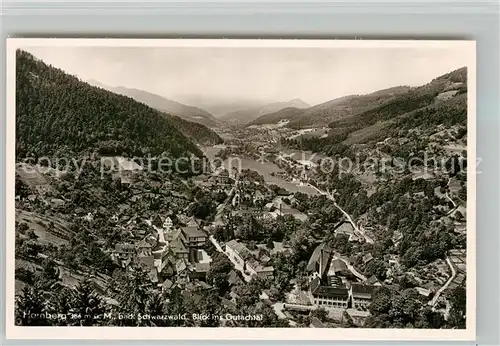 AK / Ansichtskarte Hornberg_Schwarzwald Blick ins Gutachtal Hornberg Schwarzwald