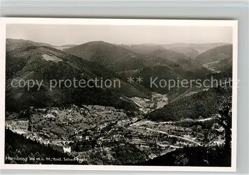 AK / Ansichtskarte Hornberg_Schwarzwald Panorama Hornberg Schwarzwald