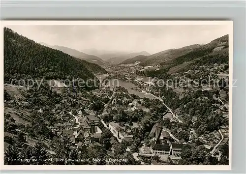 AK / Ansichtskarte Hornberg_Schwarzwald Blick ins Gutachtal Hornberg Schwarzwald