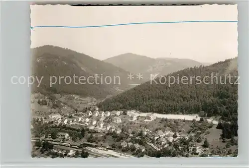 AK / Ansichtskarte Hornberg_Schwarzwald Fliegeraufnahme Hornberg Schwarzwald