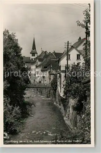 AK / Ansichtskarte Hornberg_Schwarzwald Partie an der Gutach Hornberg Schwarzwald
