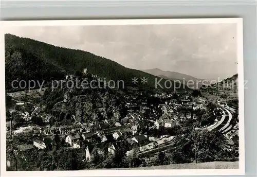 AK / Ansichtskarte Hornberg_Schwarzwald Panorama Hornberg Schwarzwald