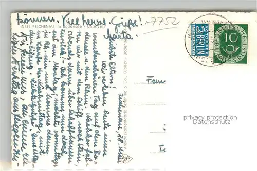 AK / Ansichtskarte Insel_Reichenau_Bodensee Kirche Unterzell 