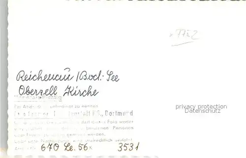 AK / Ansichtskarte Insel_Reichenau_Bodensee Kirche Oberzell 