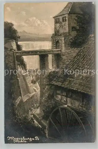AK / Ansichtskarte Meersburg_Bodensee Muehle Meersburg Bodensee
