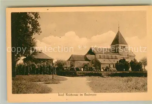 AK / Ansichtskarte Insel_Reichenau_Bodensee Kirche 
