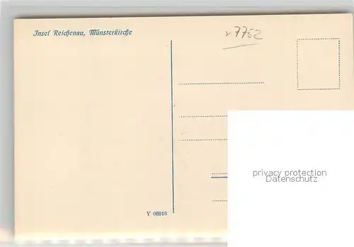 AK / Ansichtskarte Insel_Reichenau_Bodensee Muensterkirche 