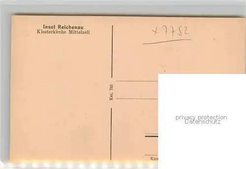 AK / Ansichtskarte Insel_Reichenau_Bodensee Klosterkirche Mittelzell 