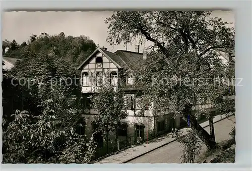 AK / Ansichtskarte Hornberg_Schwarzwald Gasthaus zum Krokodil Hornberg Schwarzwald