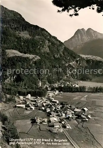 AK / Ansichtskarte Laengenfeld_Oetztal Brand Burgstein Perlerkogel Foto Risch Lau Nr. 13623 Laengenfeld Oetztal
