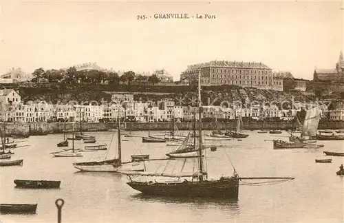 AK / Ansichtskarte Granville_Manche Le Port Granville_Manche