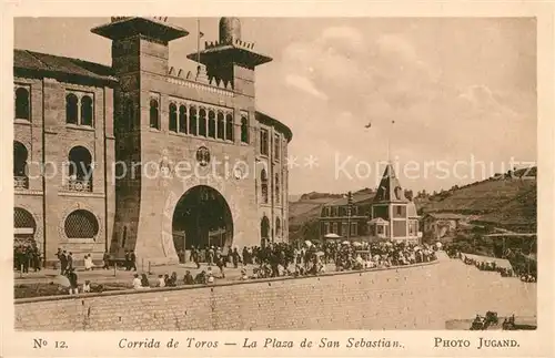 AK / Ansichtskarte San_Sebastian_de_Garabandal Corrida de Toros La Plaza de San Sebastian San_Sebastian