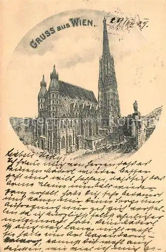 AK / Ansichtskarte Wien Dom Wien