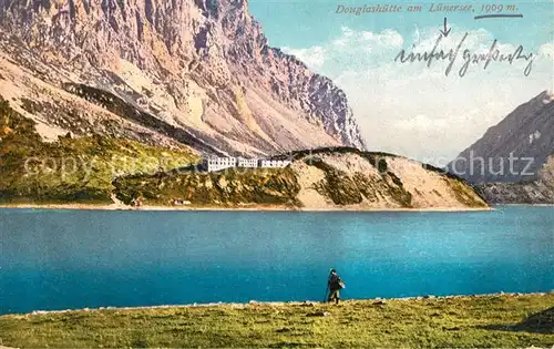 AK / Ansichtskarte Garmisch Partenkirchen Douglashuette am Luenersee Garmisch Partenkirchen